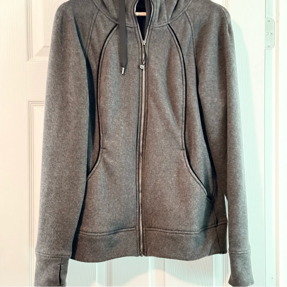 Lululemon Athletica Charcoal Zip-Up Hoodie